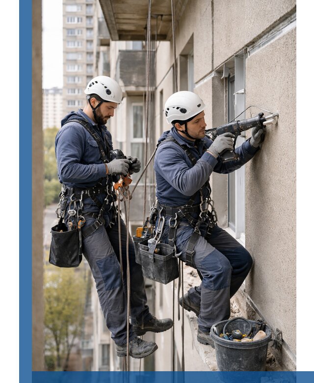 Промышленные альпинисты высотные работы и монтаж в Ефремах